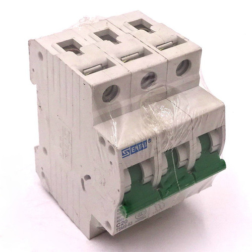 Circuit Breaker C20-TSM9-63-3P Sentai 3Pole C Curve 20A