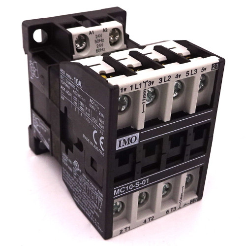 Contactor MC10-S-01-24 IMO 4kW 24VDC 1NO