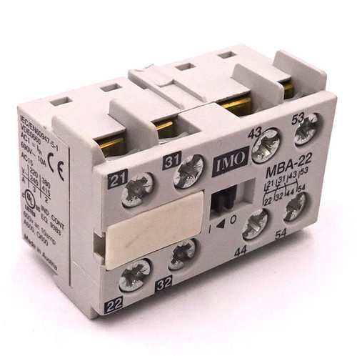 Auxiliary Block MBA-22 IMO 2No 2NC *New*