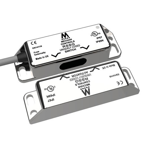 Mechan Controls - RSSG-SS-21-DC-03M, Safety Switch and Actuator, Stainless Steel 316, RSSG Series RFID