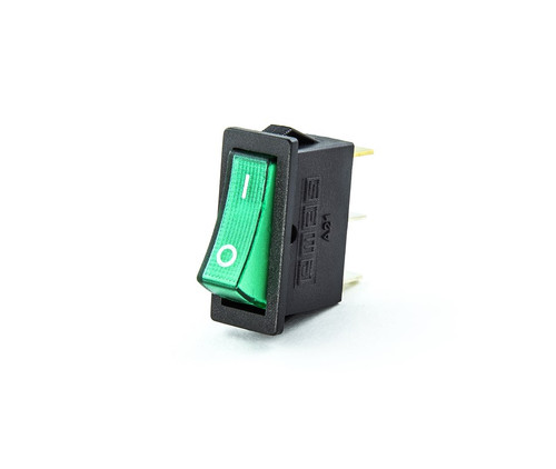 ROCKER SWITCH ILLUMINATED GREEN