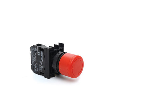 B EMER. PUSH BUTTON 30 MM 1NC TURN TO RELEASE