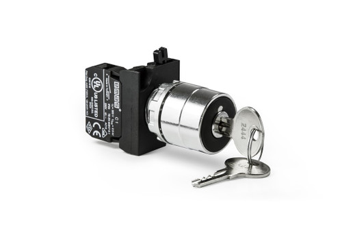 C KEY OPERATED PUSH BUTTON WITH ADAPTER START 0-1 KEY WITHDRAWAL WITH NUT