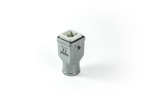 EBM 4 POLES 10 A HOOD W MALE INS. TOP ENTRY