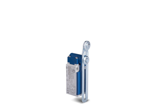 L5 SERIES LIMIT SW. SNAP ACTION 1NC+1NO LONG METAL ROLLER