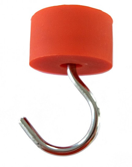 Magnetic NdFeB Pot Ø45mm with Silica Gel Hook Red E1086/NEO/R Eclipse Magnetics