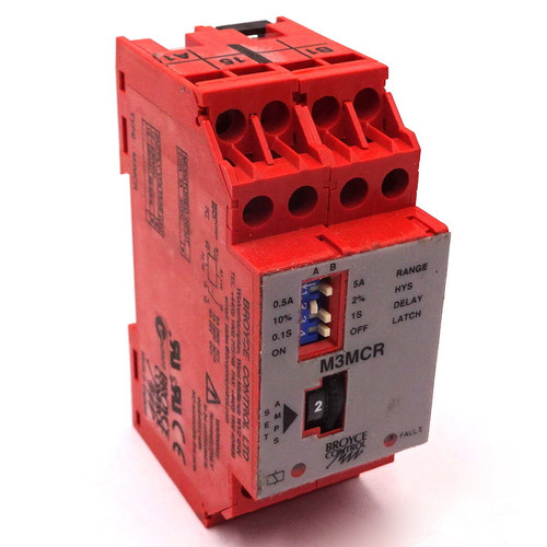 Monitoring Relay M3MCR Broyce 230VAC 629-847 *Used*