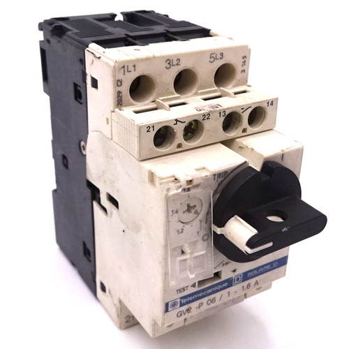Circuit Breaker GV2-P06-Telemecanique-DAM Telemecanique 3P 1.0-1.6A *Used*