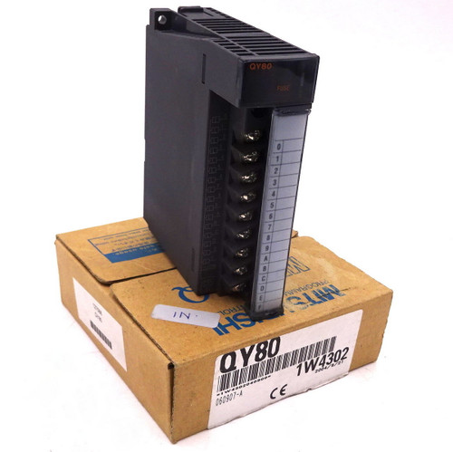 PLC I/O Module QY80 Mitsubishi 12-24VDC 0.5A - Axxa - Motor Control ...