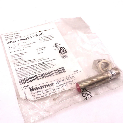 Proximity Switch IFRM-12N3701/S14L Baumer 10-30VDC 4.0