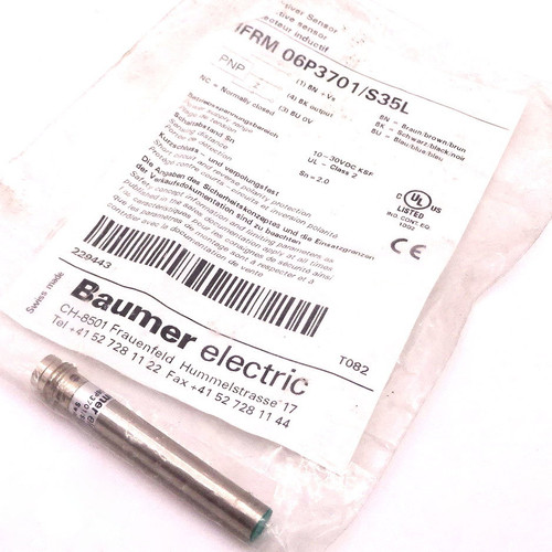 Inductive Sensor IFRM-06P3701/S35L Baumer 10-30VDC 2.0