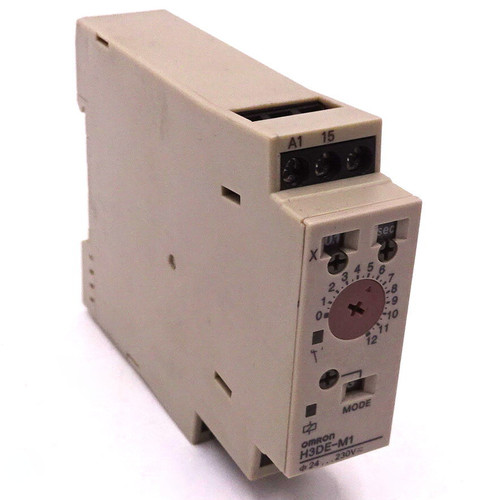 Timer Relay H3DE-M1 Omron 24-230VAC/DC 0.1s-120h