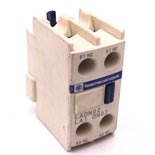 Auxiliary Block LADN02 Telemecanique *Used*