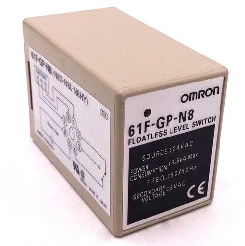 Level Controller 61F-GP-N8-24VAC Omron 24VAC