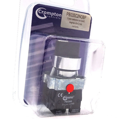 Selector Switch PB035C2NOBP Crompton 3 Positions