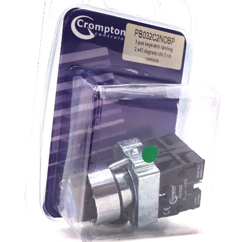 Key Switch PB032C2NOBP Crompton 3 Positions