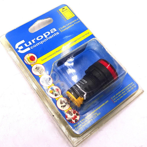 Pilot Light CLD40P Europa Components 230VAC Red