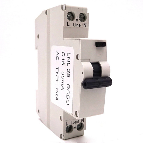 RCBO LNL25-C16 Axxa 16A 1P C Curve