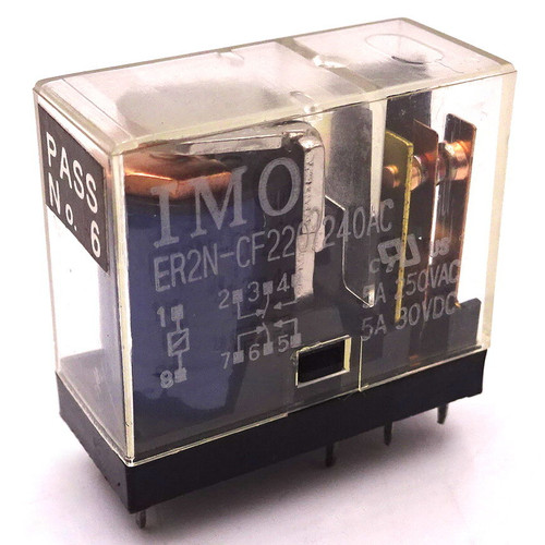 Power Relay ER2N-CF220/240AC IMO 250VAC 5A *New*