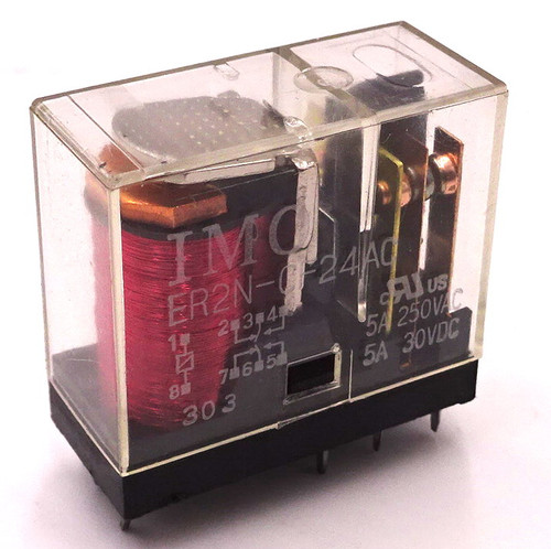 Power Relay ER2N-CF24AC IMO 250VAC 5A *New*