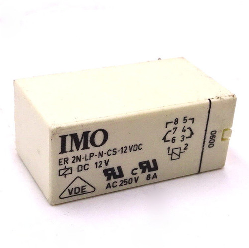 Power Relay ER-2N-LP-N-CS-12VDC IMO 250VAC 12A *New*