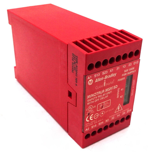 Safety Relay 440R-M23048 Allen-Bradley 24VAC *Used*