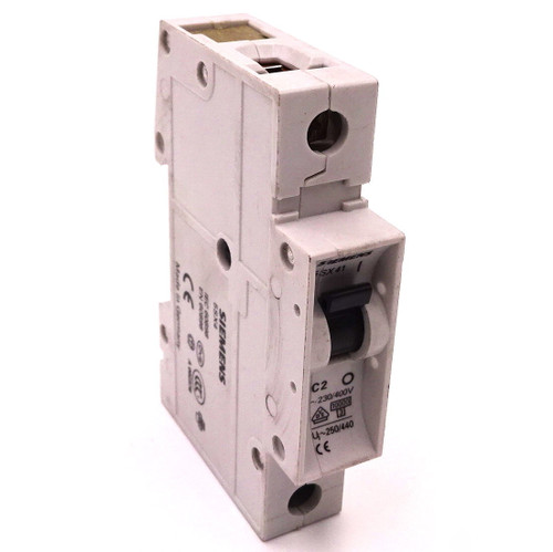 MCB 5SX41-C2 Siemens 2Pole C curve 2A *New*