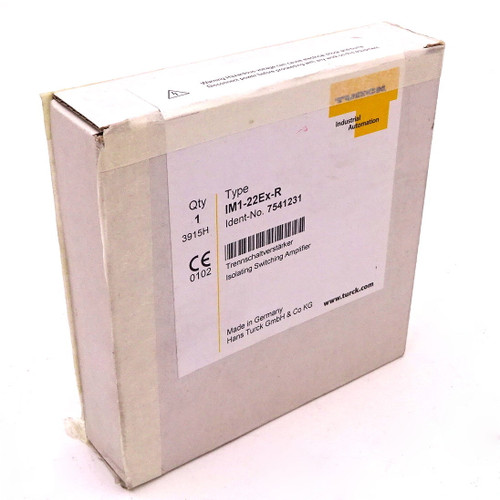 Isolating Amplifier IM1-22Ex-R Turck 7541231