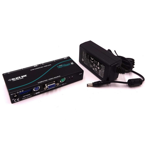 ServShare II KV221A Black Box 2Port KVM Switch 5VDC 2A