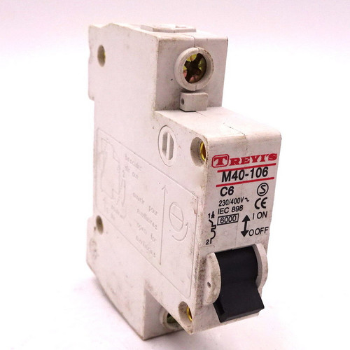 Circuit Breaker M40-106 Trevis 1P C curve 6A *New*