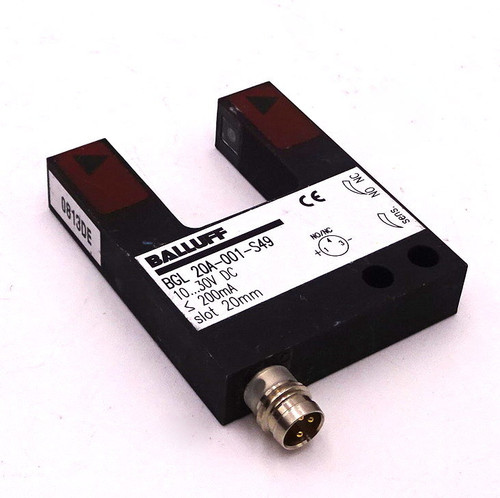 Photoelectric Sensor BGL-20A-001-S49 Balluff 10-30VDC 200mA 20mm *New*