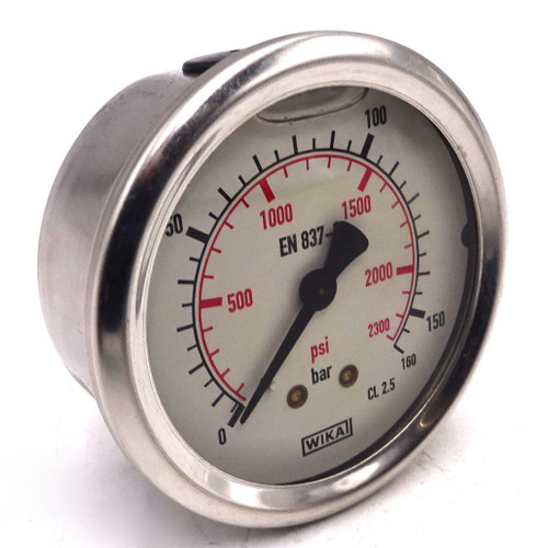 Pressure Gauge WIKA-0-2300 WIKA 2300 PSI *New*