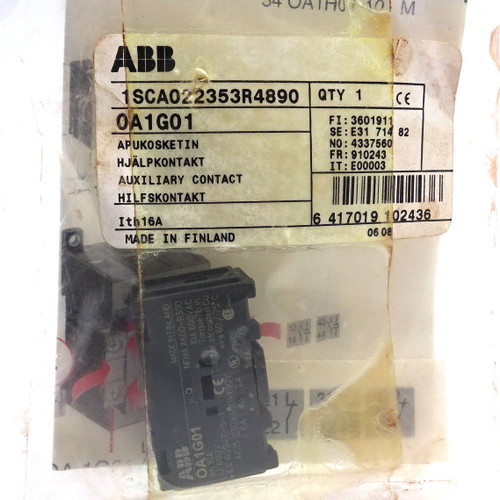 Auxiliary Contact 1SCA022353R4890 ABB 0a1G01
