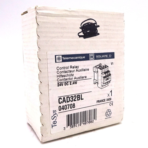 Control Relay CAD32BL Telemecanique 24VDC 2.4W