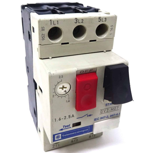 Disyuntor Del Motor GV2ME07C Schneider 1.6-2.5 Amp