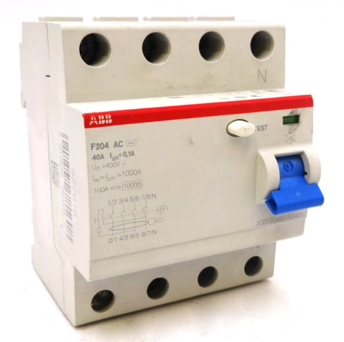 RCCB 2CSF204001R2400 ABB 4P 40A *Used*