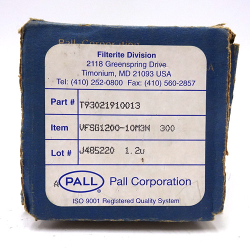 Filter Cartridge T93021910013 Pall