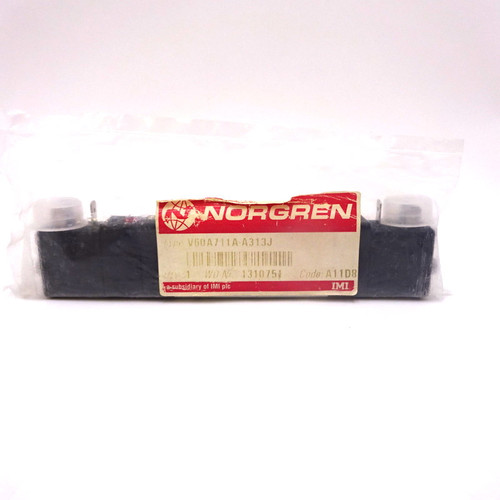 232988 New In Box; Norgren V62S511AA313JB Inline Solenoid Valve