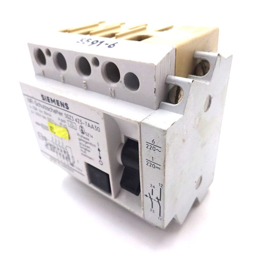 Residual Circuit Breaker 5SZ3423-7AA30 Siemens 4P 25A *Used*