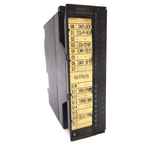 Digital Output Module 6ES7322-1BH01-0AA0 Siemens DO 16 SM322 Simatic S7 *Used*