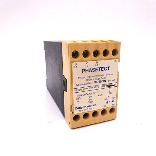 Undervoltage relay MD60DN PHASETECT MA NO- 023075 *Used*