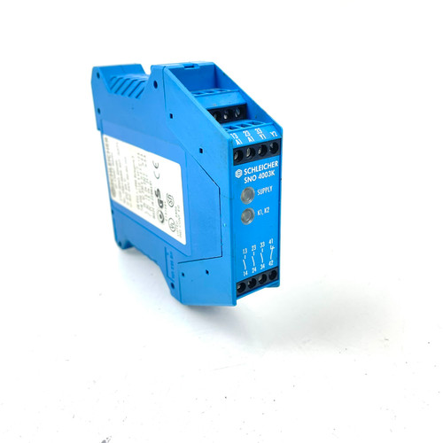 Safety Relay SNO4003K Schleicher 24VAC/DC *Used*