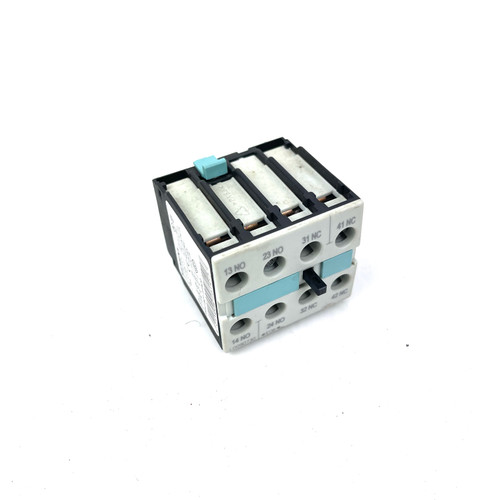 Auxiliary Contact Block 3RH1921-1FA22 Siemens 2NO 2NC Front Mount *Used* Auxiliary Contact Block 3RH1921-1FA22 Siemens 2NO 2NC Front Mount *Used*