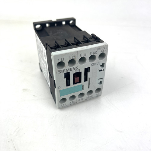 Contactor 3RT1015-1BB42 Siemens 24VDC 3kW 1NC *Used*