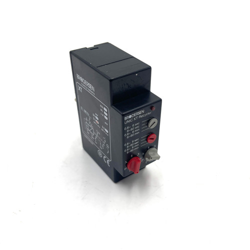 Multifunction Timer Relay XT-S1 Brodersen SPDT S1 12-240VAC/DC 0.6-60min *Used*