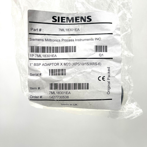 Adaptor 7ML1830-1EA Siemens 1" BSP x M20 Adaptor 7ML1830-1EA Siemens 1" BSP x M20
