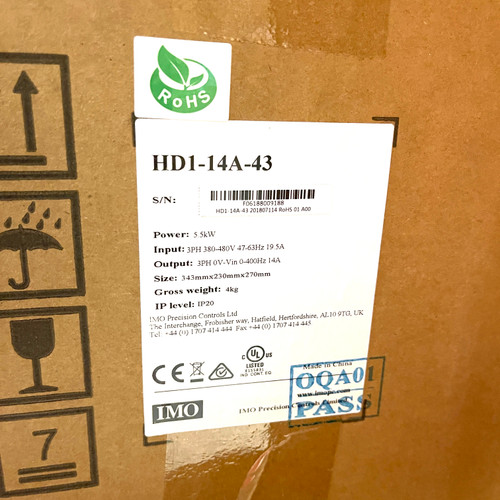 Inverter Drive HD1-14A-43 IMO 5.5kW 3Ph 380-480V 14A IP20