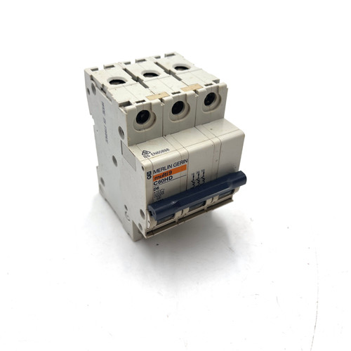 MCB 25727 Merlin Gerin Schneider 6A D-Curve 3P C60HD *Used*
