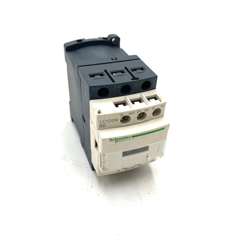 Contactor LC1D09BD Schneider 24VDC 4kW 1NC 1NO *Used*