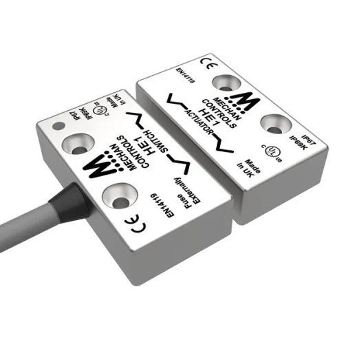 Mechan Controls HE1-SS-21-DC-20M-HS SAFETY SWITCH & ACTUATOR